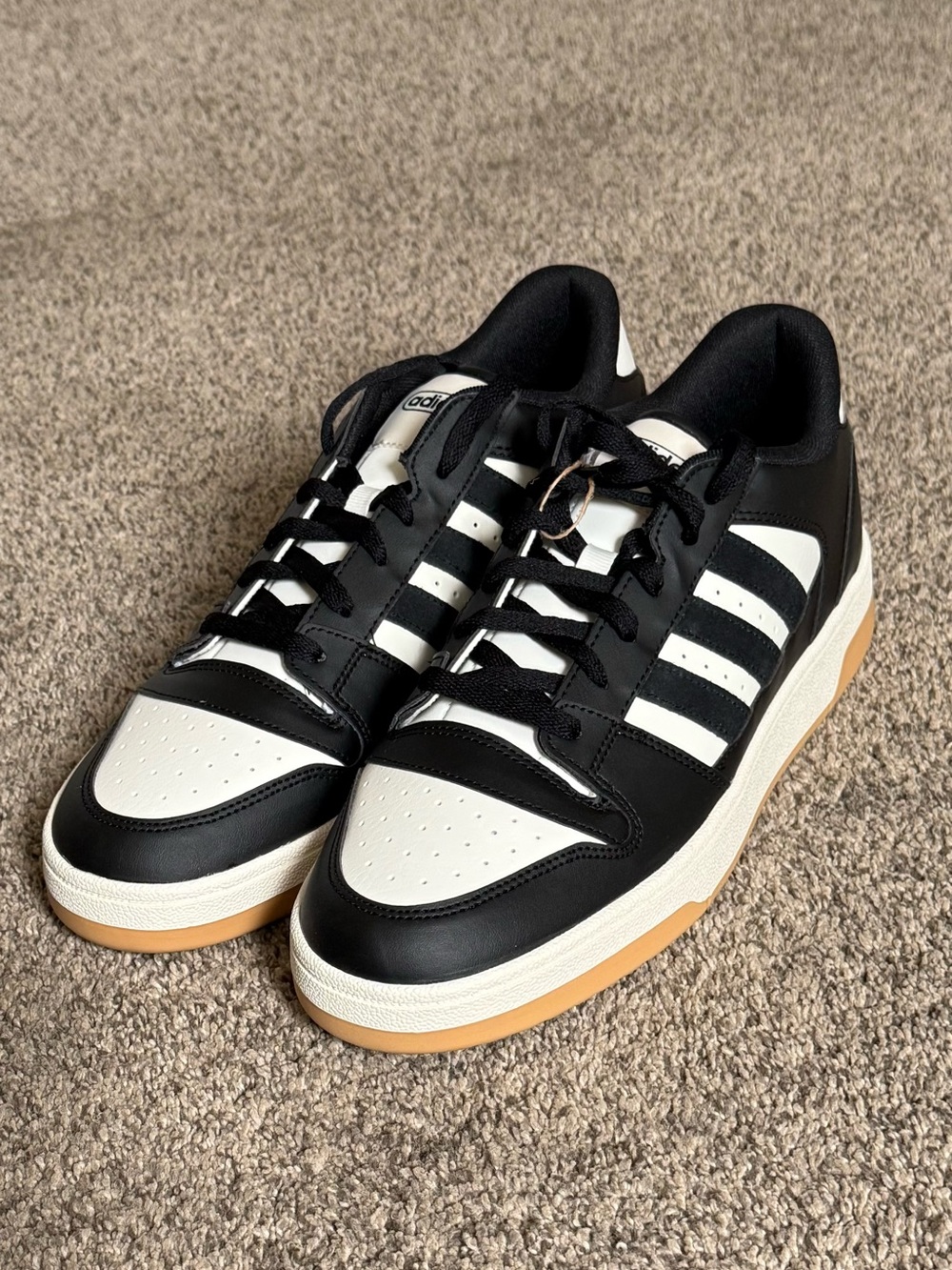 Adidas Break Start Black White Gum Sneakers Men’s Size 12 New in Box